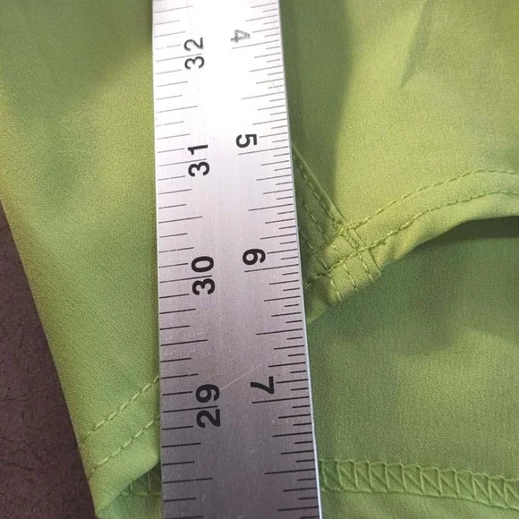 Volcom Manic Trunks Men XL Green Drawstring Swim Shorts Casual Activewear Pocket - Picture 13 of 15